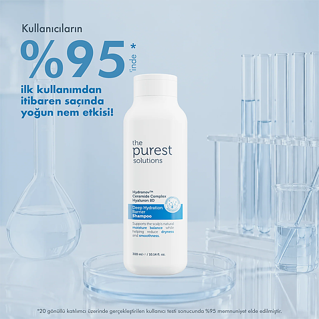 The Purest Solutions Deep Hydration Barrier Shampoo - Nemlendirici Bakım Şampuanı 300ml - 4