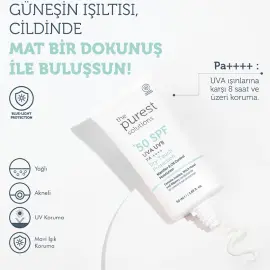 The Purest Solutions Dry Touch Protection SPF 50+ Güneş Kremi 50ml - 5