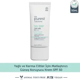 The Purest Solutions Dry Touch Protection SPF 50+ Güneş Kremi 50ml - 7