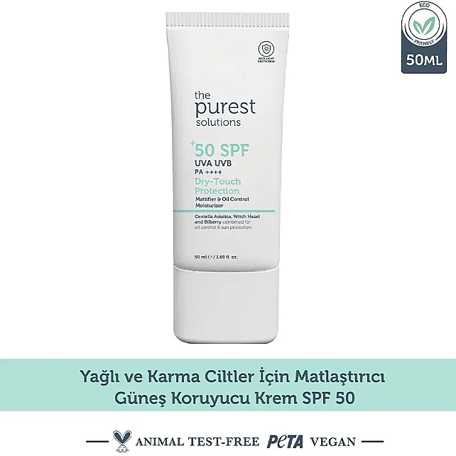 The Purest Solutions Dry Touch Protection SPF 50+ Güneş Kremi 50ml - 7