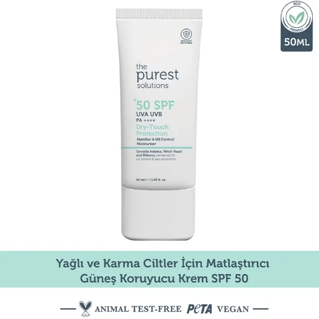 The Purest Solutions Dry Touch Protection SPF 50+ Güneş Kremi 50ml - 7
