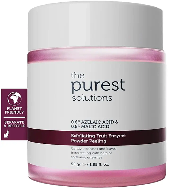 The Purest Solutions Exfoliating Fruit Enzyme Powder Peeling - Toz Peeling 55gr - 1