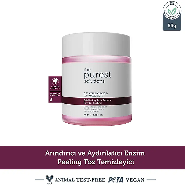 The Purest Solutions Exfoliating Fruit Enzyme Powder Peeling - Toz Peeling 55gr - 7