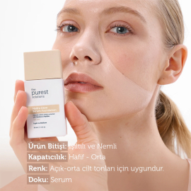 The Purest Solutions Hydra Glow SPF 50+ Nemlendirici Serum Fondöten No: 100 Light To Medium 30ml - 3
