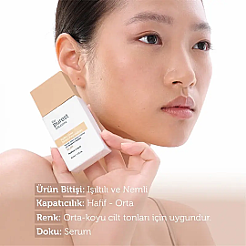 The Purest Solutions Hydra Glow SPF 50+ Nemlendirici Serum Fondöten No: 200 Medium To Dark 30ml - 3