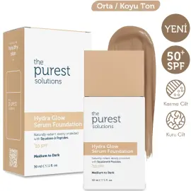 The Purest Solutions Hydra Glow SPF 50+ Nemlendirici Serum Fondöten No: 200 Medium To Dark 30ml - 2