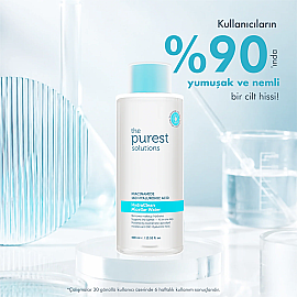 The Purest Solutions Hydraclean Micellar Water - Nem Etkili Micellar Makyaj Temizleme Suyu 400ml - 4