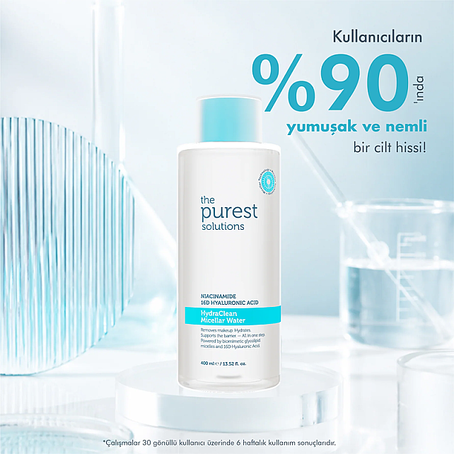 The Purest Solutions Hydraclean Micellar Water - Nem Etkili Micellar Makyaj Temizleme Suyu 400ml - 4