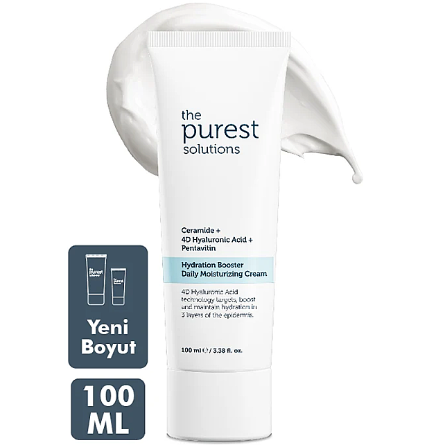 The Purest Solutions Hydration Booster Daily Moisturizing Cream - Günlük Yoğun Nemlendirici 100ml - 2