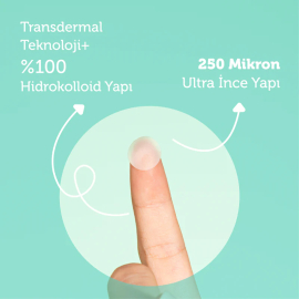 The Purest Solutions Hydrocolloid Invisible Acne Spot Patches - Şeffaf Akne Bandı 18x2 - 7