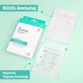 The Purest Solutions Hydrocolloid Invisible Acne Spot Patches - Şeffaf Akne Bandı 18x2 - 5