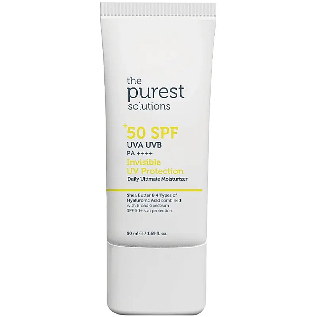 The Purest Solutions Invisible UV Protection Cream SPF 50+ Güneş Kremi 50ml - 1