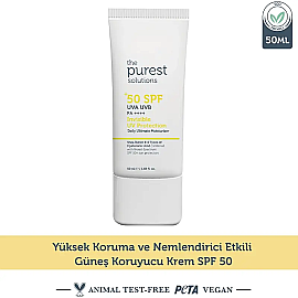 The Purest Solutions Invisible UV Protection Cream SPF 50+ Güneş Kremi 50ml - 6