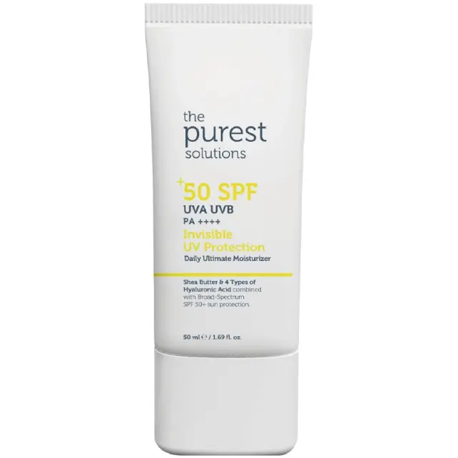 The Purest Solutions Invisible UV Protection Cream SPF 50+ Güneş Kremi 50ml - 1
