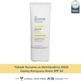 The Purest Solutions Invisible UV Protection Cream SPF 50+ Güneş Kremi 50ml - 6