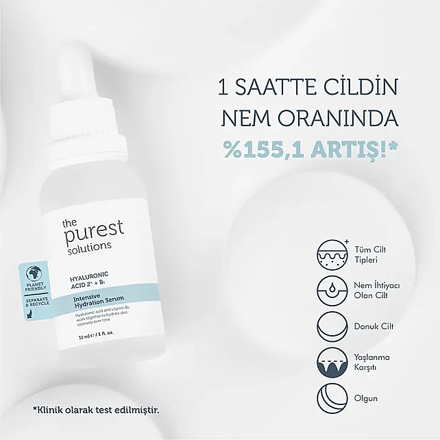 The Purest Solutions Kuru Ciltler İçin Nemlendirici Etkili Set - 8