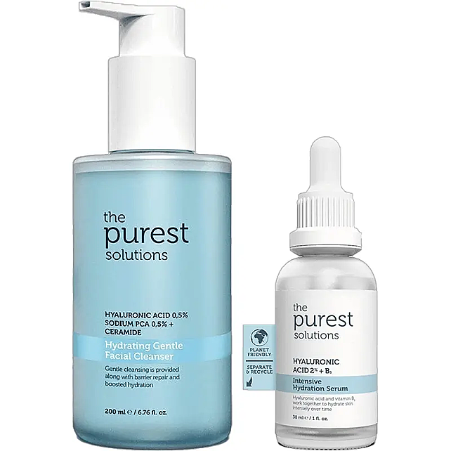 The Purest Solutions Kuru Ciltler İçin Nemlendirici Etkili Set - 1