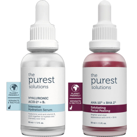The Purest Solutions Kuru Ciltlere Özel Siyah Nokta ve Sivilce Karşıtı Bakım Seti - The Purest Solutions
