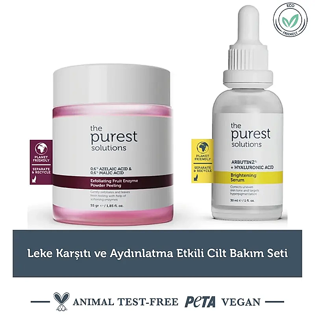 The Purest Solutions Leke Karşıtı ve Aydınlatma Etkili Cilt Bakım Seti - 3