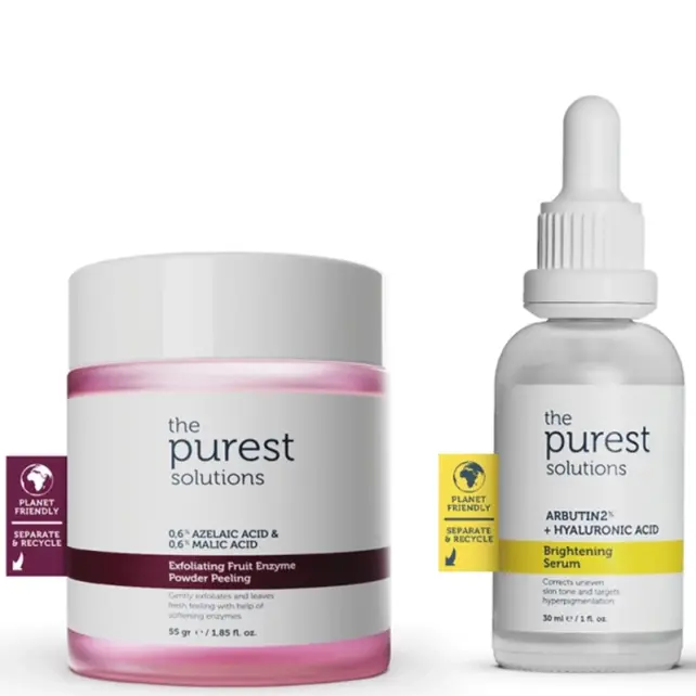 The Purest Solutions Leke Karşıtı ve Aydınlatma Etkili Cilt Bakım Seti - 1