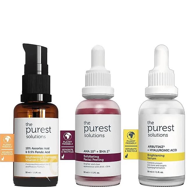 The Purest Solutions Leke Karşıtı ve Renk Tonu Eşitlemeye Yardımcı Cilt Bakım Seti - 1