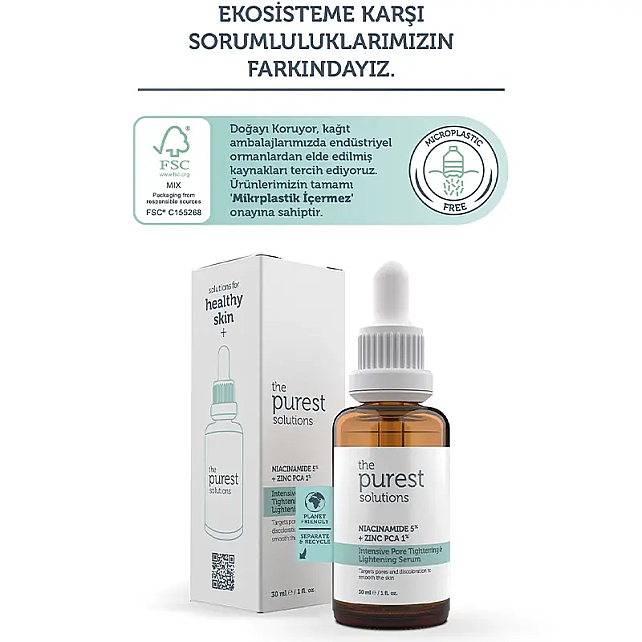The Purest Solutions Niacinamide Intensive Pore Tightening & Lightening Serum 30ml - 5