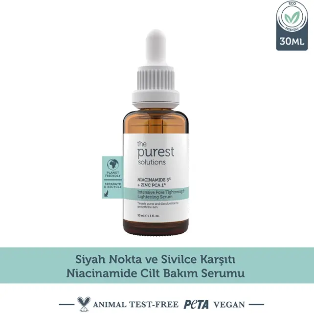 The Purest Solutions Niacinamide Intensive Pore Tightening & Lightening Serum 30ml - 6