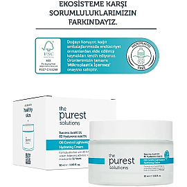 The Purest Solutions Oil Control Cream - Sebum Dengeleyici Günlük Nemlendirici Krem 50ml - 5