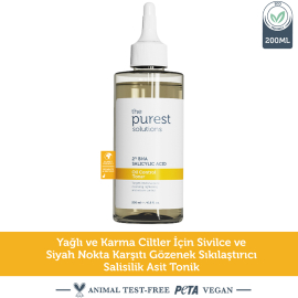 The Purest Solutions Oil Control Toner - Yağlı Ciltler için Tonik 200ml - 7