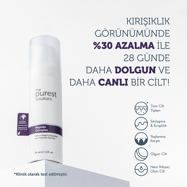 The Purest Solutions Peptide Complex - Yaşlanma Karşıtı Serum 30ml - 5
