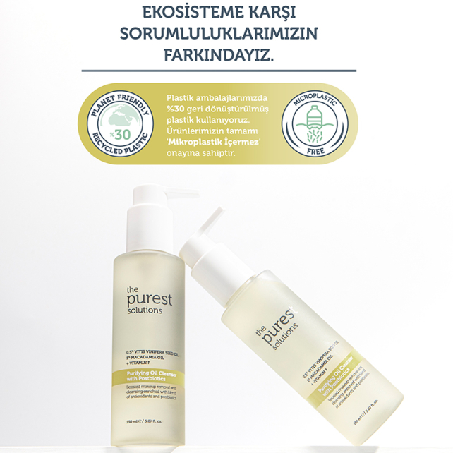 The Purest Solutions Prufying Oil Cleanser With Postbiotics - Cilt Temizleme Yağı 150ml - 5