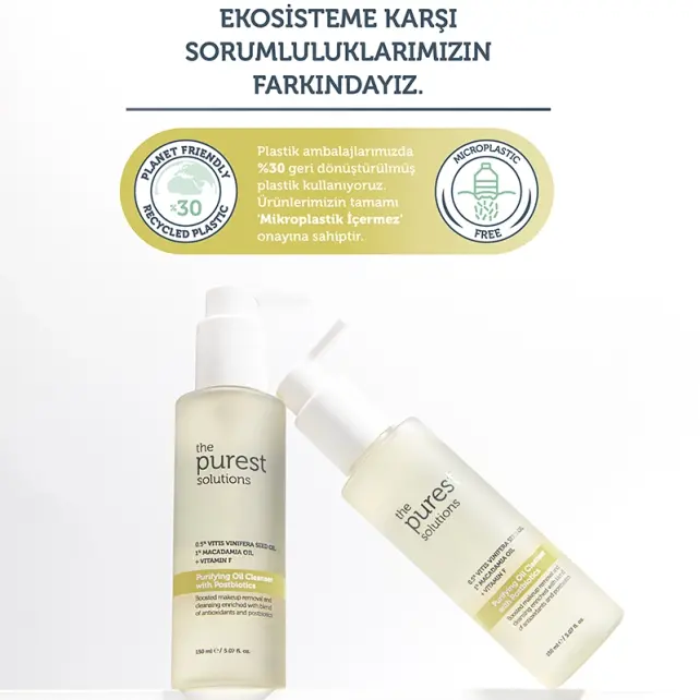 The Purest Solutions Prufying Oil Cleanser With Postbiotics - Cilt Temizleme Yağı 150ml - 5