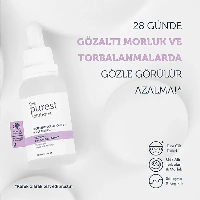 The Purest Solutions Radiance Eye Contour - Göz Çevresi Bakım Serumu 30ml - 5