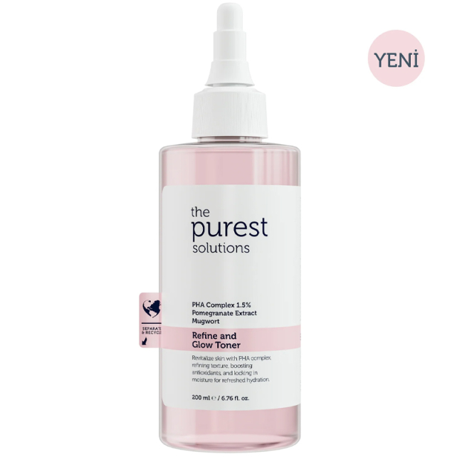 The Purest Solutions Refine And Glow Toner - Arındırcı ve Aydınlatıcı Tonik 200ml - 1