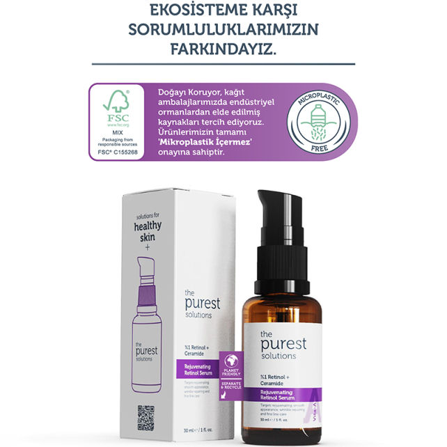 The Purest Solutions Rejuvenating Retinol - Yaşlanma Karşıtı Serum 30ml - 6