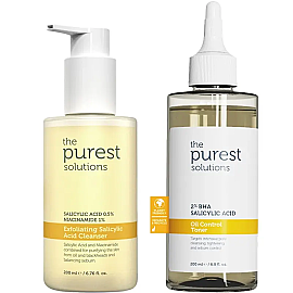 The Purest Solutions Sebum Dengeleme Etkili Cilt Temizleme Seti - The Purest Solutions