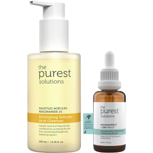 The Purest Solutions Sebum Dengeleyici ve Bariyer Güçlendirici Cilt Bakım Seti - 1