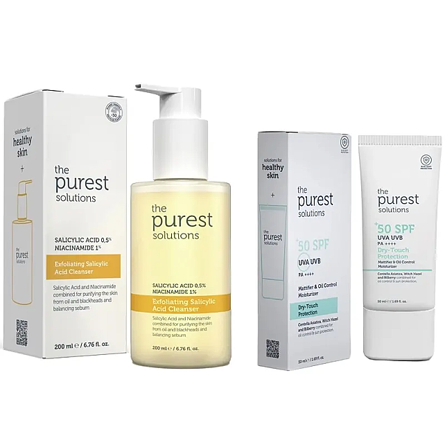 The Purest Solutions Sebum Dengeleyici ve UV Koruma Etkili Bakım Seti - 2
