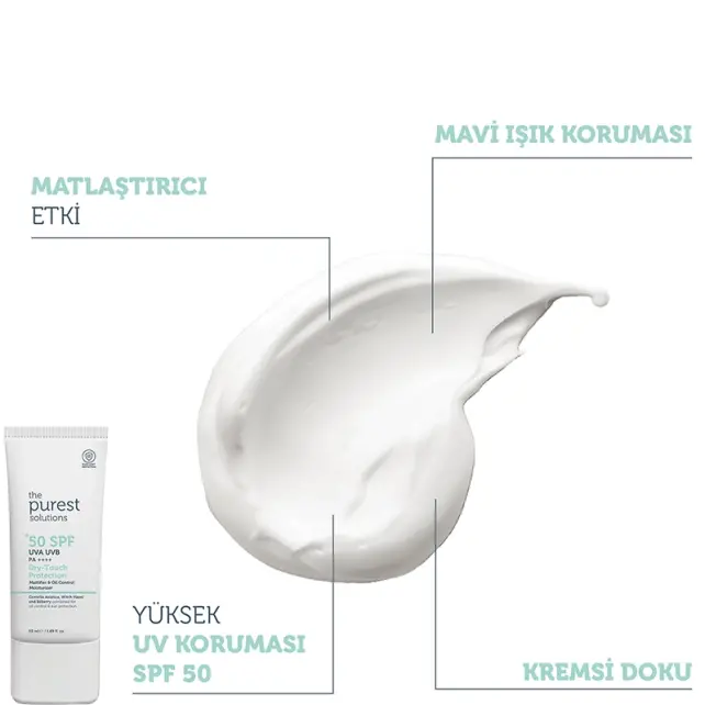 The Purest Solutions Sebum Dengeleyici ve UV Koruma Etkili Bakım Seti - 4