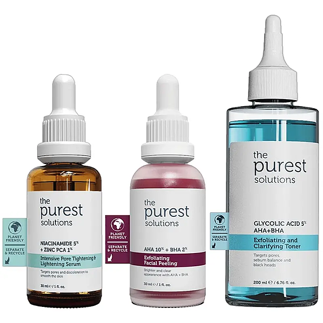 The Purest Solutions Sivilce ve Siyah Nokta Karşıtı Aydınlatıcı Bakım Seti - 1