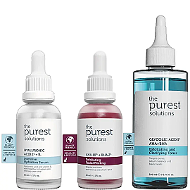 The Purest Solutions Siyah Nokta ve Gözenek Karşıtı Nemlendirici Cilt Bakım Seti - The Purest Solutions
