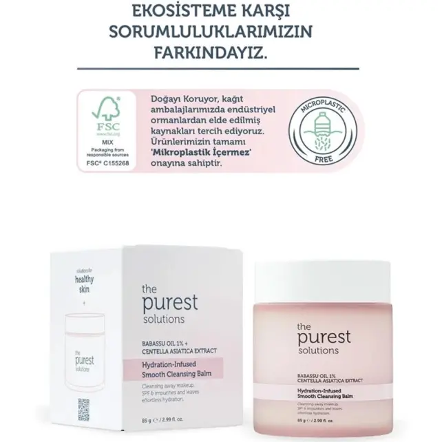 The Purest Solutions Smooth Cleansing Balm - Cilt Temizleme Balsamı 85g - 6