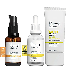The Purest Solutions SPF 50+ Güneş Koruyuculu Cilt Bakım Seti - The Purest Solutions