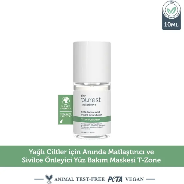 The Purest Solutions T-Zone Oil Eraser - Sebum Dengeleyici Bakım 10ml - 7