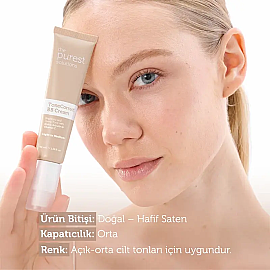 The Purest Solutions Tone Correct BB Cream SPF 50+ Lekeli Cilt Renkli Nemlendirici No: 100 Light To Medium 40ml - 3