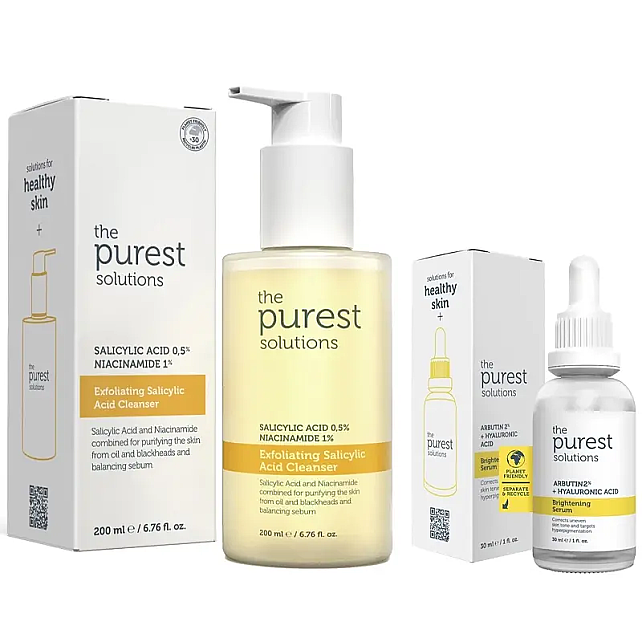 The Purest Solutions Yağlı Ciltler İçin Cilt Tonu Eşitleyici Bakım Seti - 2
