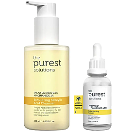 The Purest Solutions Yağlı Ciltler İçin Cilt Tonu Eşitleyici Bakım Seti - The Purest Solutions