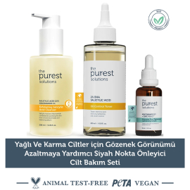 The Purest Solutions Yağlı ve Karma Ciltler İçin Gözenek Görünümünü Azaltmaya Yardımcı Cilt Bakım Rutini - 2