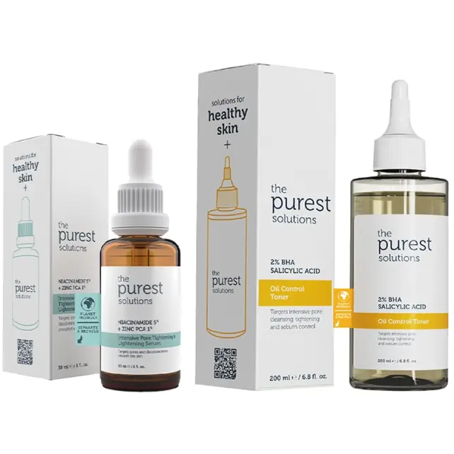 The Purest Solutions Yağlı ve Karma Ciltlere Özel Cilt Bakım Seti - 2