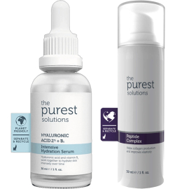 The Purest Solutions Yoğun Nemlendirici Kırışıklık Önlemeye Yardımcı Bakım Seti - The Purest Solutions